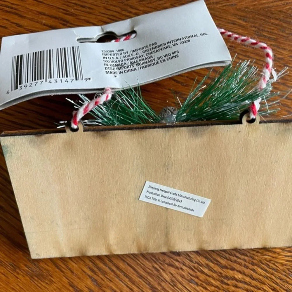 Believe Christmas Tree ornament